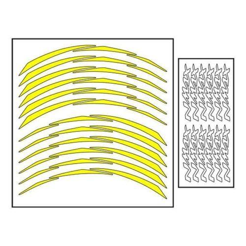 YAMAHA Yamaha Florasan Sarı Iıı Nmax Uyumlu 1 Set Jant Şeridi