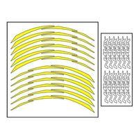 YAMAHA Yamaha Florasan Sarı Iıı Nmax Uyumlu 1 Set Jant Şeridi