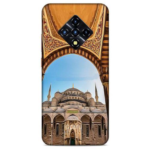 Lopard İnfinix Zero 8 Uyumlu Kılıf Dünya Mimarisi (13) Silikon Kap