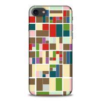 Lopard Apple Iphone 7 Uyumlu Kılıf Soyut Sanat (47) Baskılı Crystal Flex Kılıf