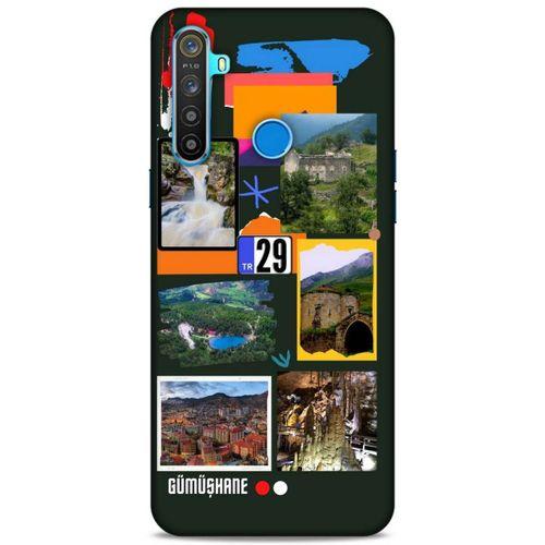 Lopard Oppo Realme 5i Uyumlu Kılıf Şehirli ※ (29) Gümüşhane Arka Koruma Kılıfı