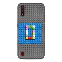 Lopard Samsung Galaxy A01 Uyumlu Kılıf BloX (26) Tpu Silikon Kılıf O Harfi
