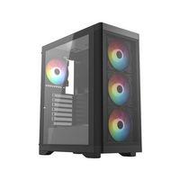 FRISBY FC-9480G 600W +80 BRONZE RGB 4X8120MM FAN GAMİNG SİYAH KASA