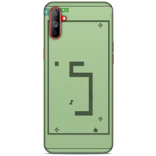 Retro (49) Desen Ultra Silikon Kılıf Renkli Oppo Realme C3 Kılıf