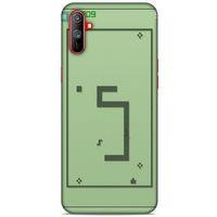 Retro (49) Desen Ultra Silikon Kılıf Renkli Oppo Realme C3 Kılıf
