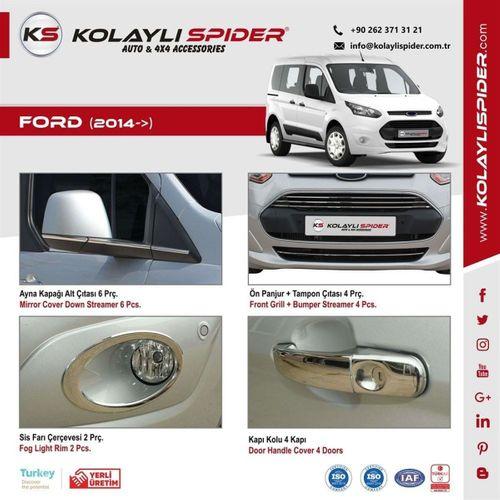 Ford Connect Kapı Kolu 4 Prç Krom 2014 ve Sonrası