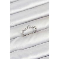 Pirinç Gümüş Renk Manifest Kadın Yüzük