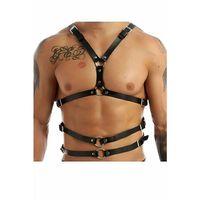Errek Göğüs Kemer, Deri Erkek  Fantezi Giyim, Şık Deri Kemer - Brfm97