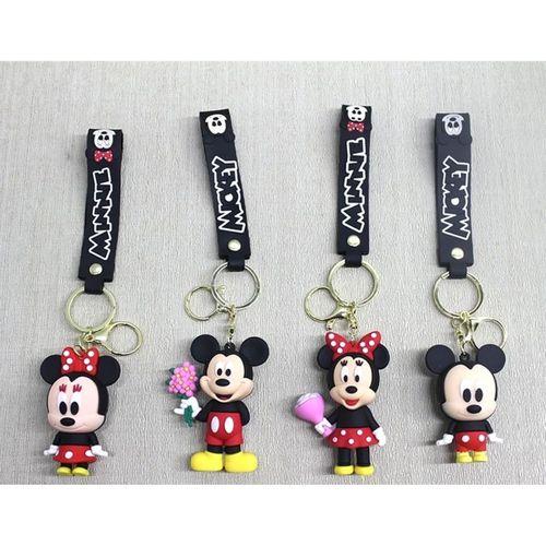 Miki Ve Mini Maus Silikon Anahtarlık Alk4262