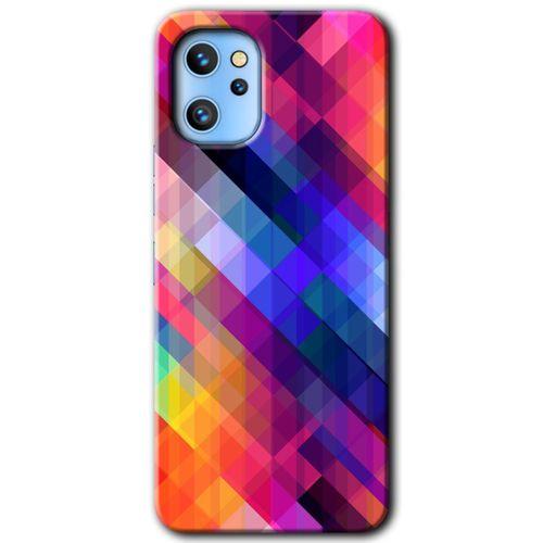 Reeder S19 Max Pro Kılıf HD Desen Baskılı Arka Kapak - Multi Oblique