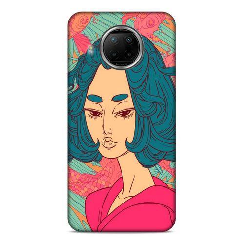 Lopard Xiaomi Redmi Note 9 Pro 5G Uyumlu Kılıf Sürreal Yüzler ♀ (44) Tough Armor Kılıf Desenli
