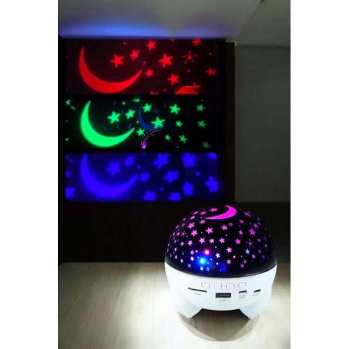 Gökyüzü Temalı Bluetooth Ve Hoparlörlü Şarjlı Çocuk Gece Lambası