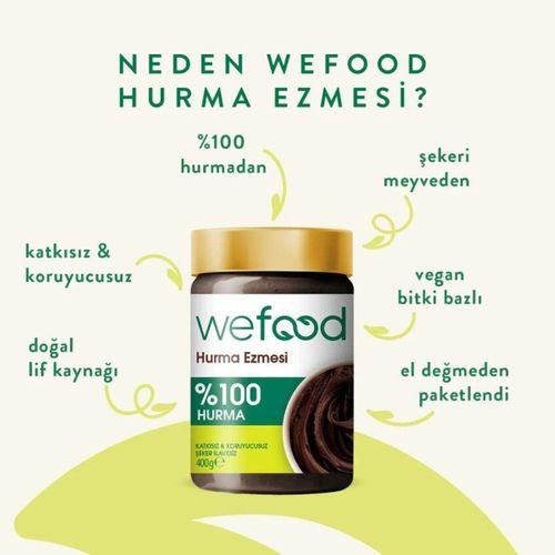 Wefood %100 Sade Hurma Ezmesi 400 Gr
