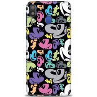 Samsung Galaxy M20 Kılıf HD Baskılı Kılıf - Renkli Mouse + Tam Ekran Koruyucu