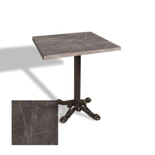 Dockers Çipa Laminat Kare Masa 80x80 ESB - Dark Emperador