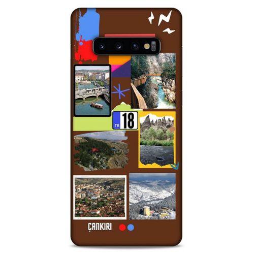 Lopard Samsung Galaxy S10 Plus Uyumlu Kılıf Şehirli ※ (18) Çankırı Telefon Kılıfları