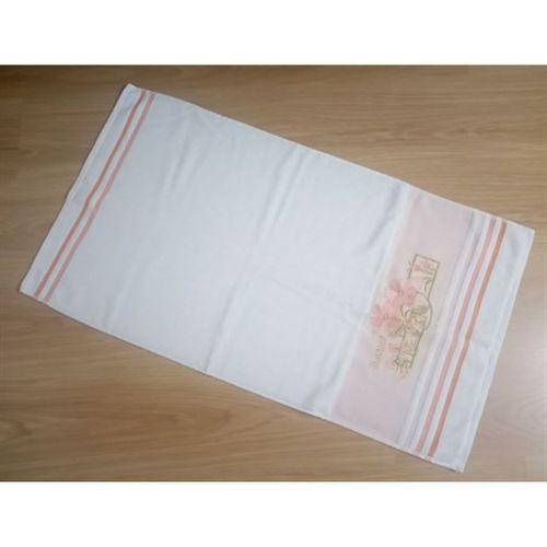 El Ve Yüz Havlusu,Nakışlı Beyaz Çiçekli 50X88Cm