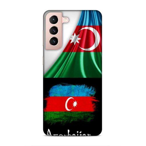 Samsung Galaxy S21 Uyumlu Kılıf Azarbaijan (13) Silikon Kap Bayraklar