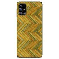 Lopard Samsung Galaxy M31s Uyumlu Kılıf Wood'X (32) Soft Silikon Kılıf Desenli