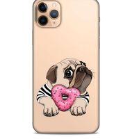 Zoologix (3) Apple Iphone 11 Pro Şeffaf Kılıf Silikon Desenli