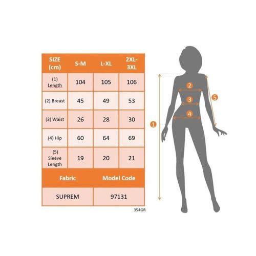 Kadın Kısa Kollu V Yakalı Beli Lastikli Midi Süprem Elbise