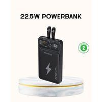 Powerbank Hızlı Şarj 10000 Mah Dahili Kablo