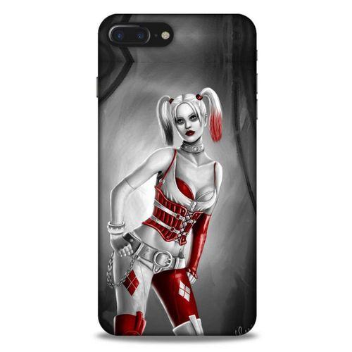 Apple Iphone 7 Plus Uyumlu Kılıf Harley Quinn (39) Liquid Crystal Kılıf Açık Limon