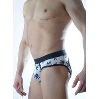 Erkek Fantezi El Desenli Jockstrap