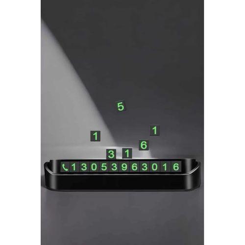 Araç İçi Numaratör Numaralık Torpido Üstü Açılır Kapanır Telefon Numarası Bırakma