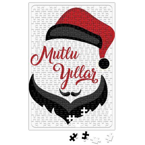 Noel Baba ile Mutlu Yıllar Puzzle 240 Parça Yapboz