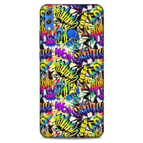 Graffitix (32) Desenli Silikon Kapak Huawei Honor 8x Kılıf