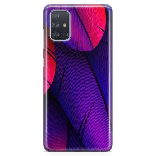 Samsung Galaxy A71 Kılıf Piume Arka Kapak Koruma Desenli Full Koruyucu