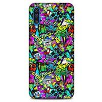 Graffitix (9) Desenli Silikon Kapak Samsung Galaxy A50 Kılıf