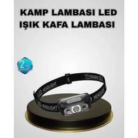 Ipx5 Su Geçirmez Şarjlı Led Kafa Feneri | Hareket Sensörlü, Ayarlanabilir 60° Far