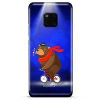 General Mobile GM 20 Kılıf FunnyMaX (43) Thin Fit Kılıf Lacivert Ayılı