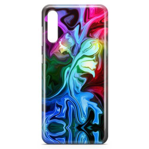 Samsung Galaxy A50 Kılıf Psikedelik Suluboya Arka Kapak Koruma Desenli Full Koruyucu