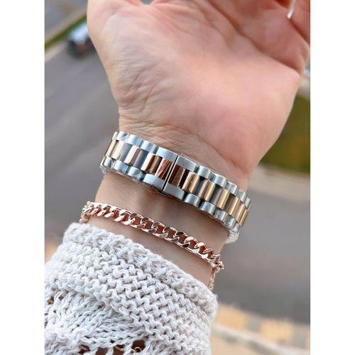 Daniel Klein Çelik Kordonlu 2 Yıl Garantili 3 Atm Suya Dayanıklı Kadın Kol Saati+Bileklik BD.10108.6