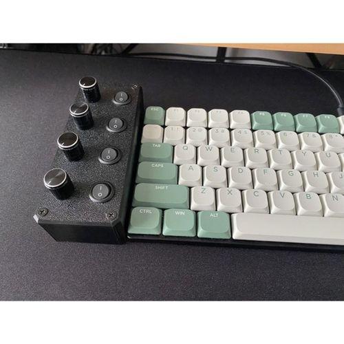 Mute Anahtarlı Deej Ses Mikseri 3D Baskı (Bu ürün Sadece Plastik parçadır - Almadan Önce Soru Sorabilirsiniz)