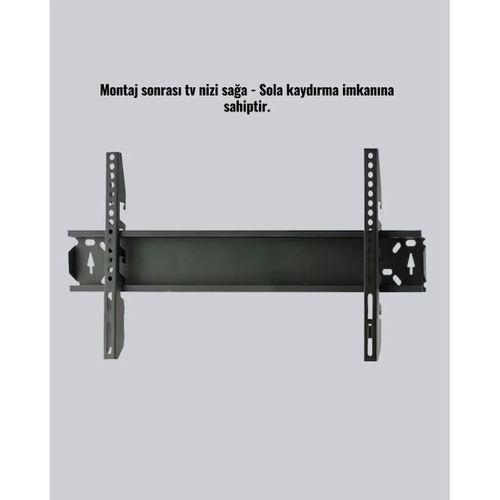 32-65” Tv Duvar Askı Braketi 75 Kg Kapasiteli Anti Statik Boya