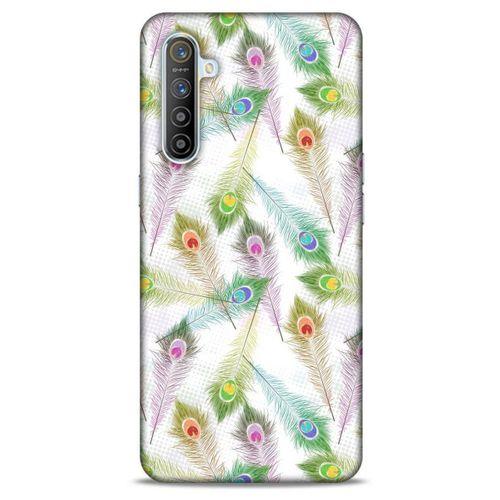 Oppo Realme XT Kılıf Desenli Özel Seri Tüyler (23) Ultra Koruma Kılıfı