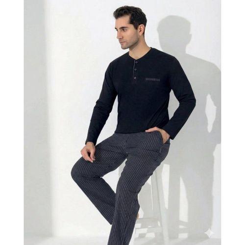 Boyraz 0404 Erkek Uzun Kol Pijama Takımı