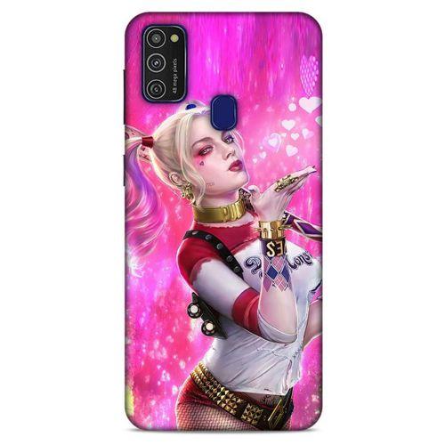Samsung Galaxy M21 Uyumlu Kılıf Harley Quinn (4) Koruma Kılıfı Fuşya
