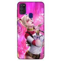 Samsung Galaxy M21 Uyumlu Kılıf Harley Quinn (4) Koruma Kılıfı Fuşya
