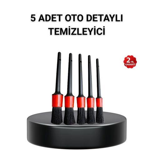 5’li Detay Temizlik Fırçası Seti Araç İç Dış Jant Motor Çok Amaçlı