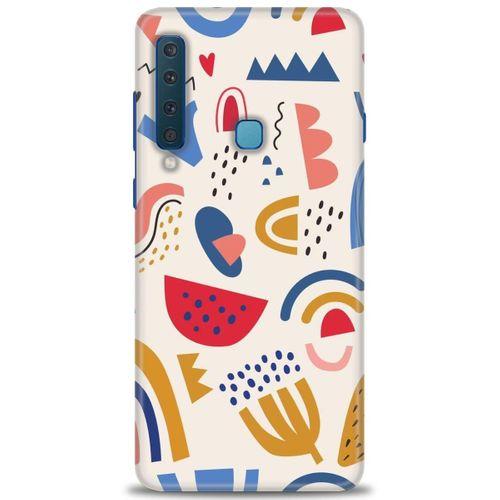 Samsung Galaxy A9 2018 Kılıf HD Baskılı Kılıf - Çizim + Tam Ekran Koruyucu