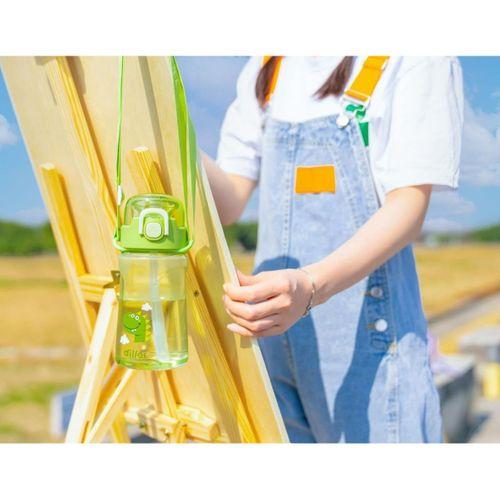 Bee Diller Tritan Pipetli Su Matarası 550Ml Yeşil
