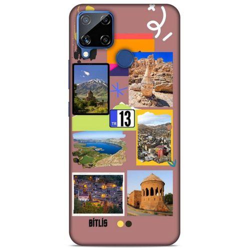 Lopard Oppo Realme C15 Uyumlu Kılıf Şehirli ※ (13) Bitlis Silikon Kap