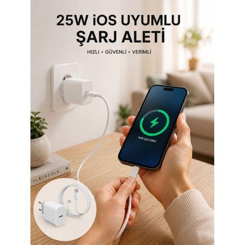 Type-c Hızlı Şarj Özellikli Cihazı Usb-c Kablo Dahil