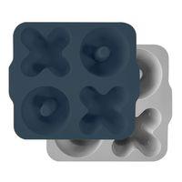OiOi XOXO Silikon Kek Kalıbı Deep Blue / Powder Grey