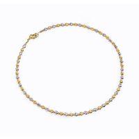 14 Ayar Altın Üç Renk Dorika Kolye HSM10060